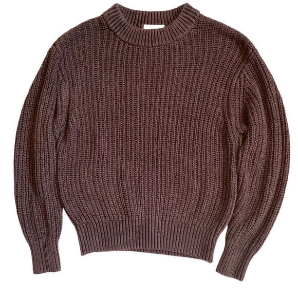 Aritzia Sweaters - Aritzia Wilfred Sweater Crew Neck Wine size XS